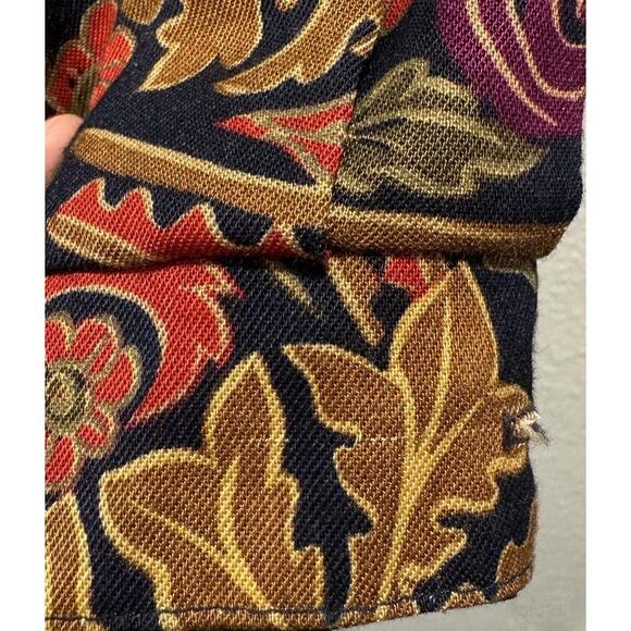 Vintage Norton McNaughton Double Breasted Lightweight VTG Artsy Floral Blazer - Picture 7 of 10